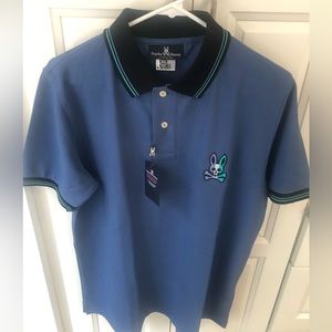 Psycho Bunny Polo shirt size 6 or L, new with tags.